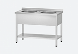 ����� ������� ���� - 1200*600*860 "Profi Inox", 2 �/� 500*400*250, ����, ���. �/������.